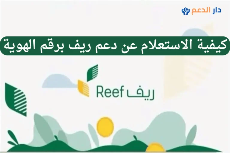 استعلام عن دعم ريف
